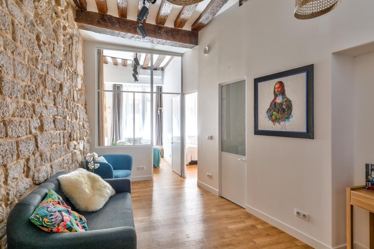 פריז New Stunning 4 Bdrs Apt, With Ac - Le Marais מראה חיצוני תמונה